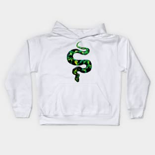 Green Snake Kids Hoodie